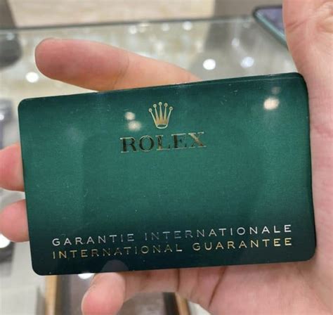 in che anno è utilizzata la card garanzia rolex|riparazione orologi rolex.